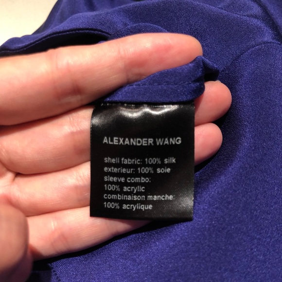 Alexander Wang silk long-sleeve dress - Picture 5 of 5